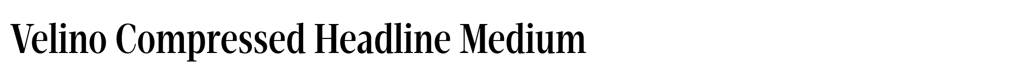 Velino Compressed Headline Medium image